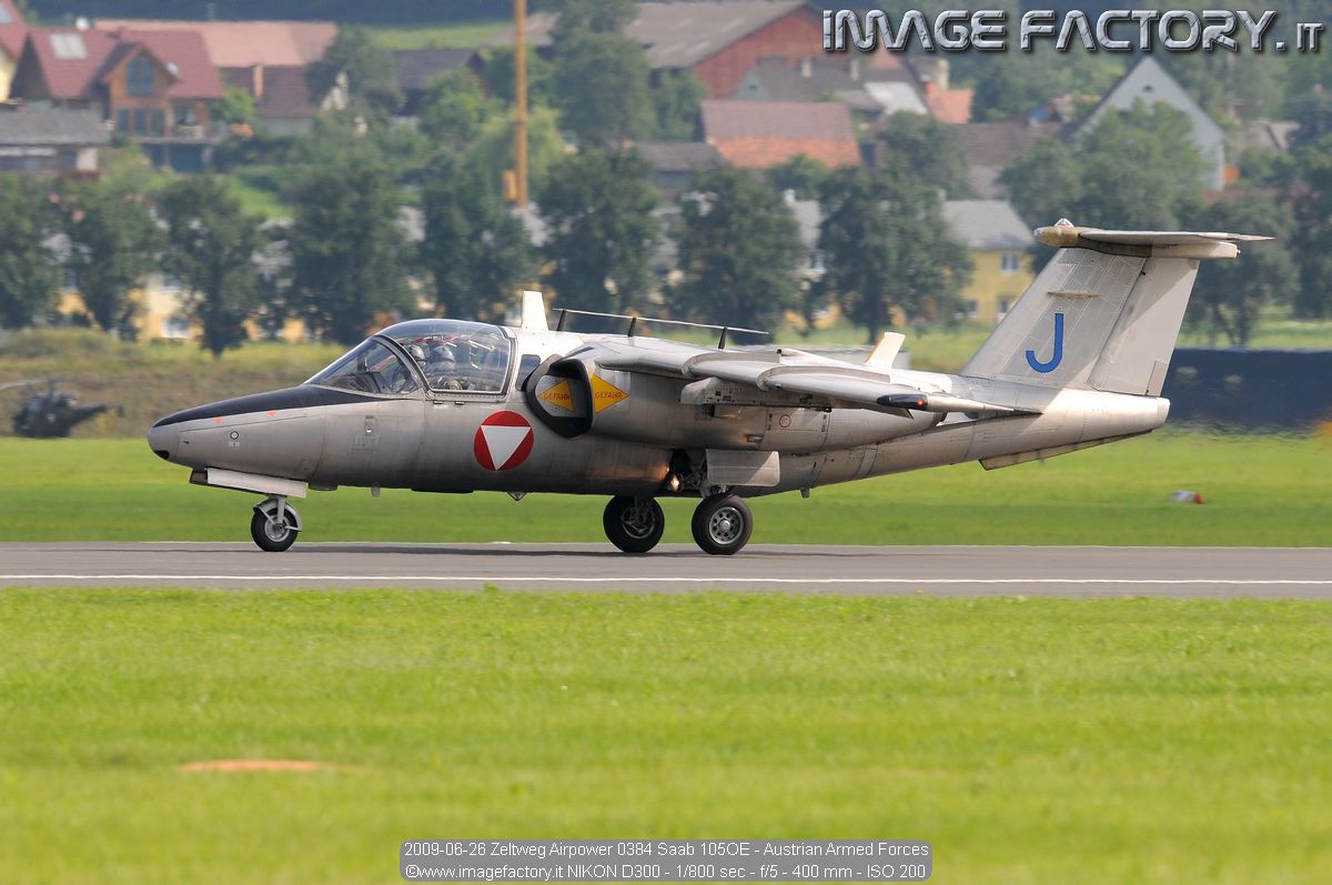 2009-06-26 Zeltweg Airpower 0384 Saab 105OE - Austrian Armed Forces